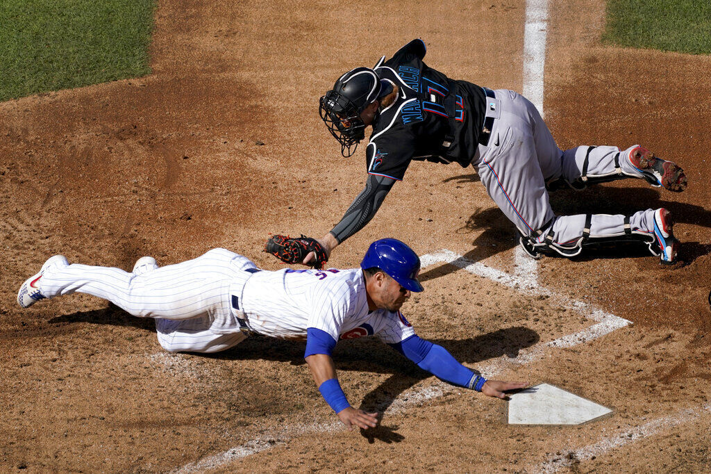 APTOPIX Marlins Cubs Baseball